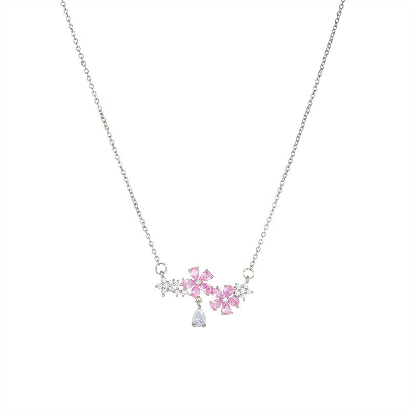 Water Drop Flower Necklace