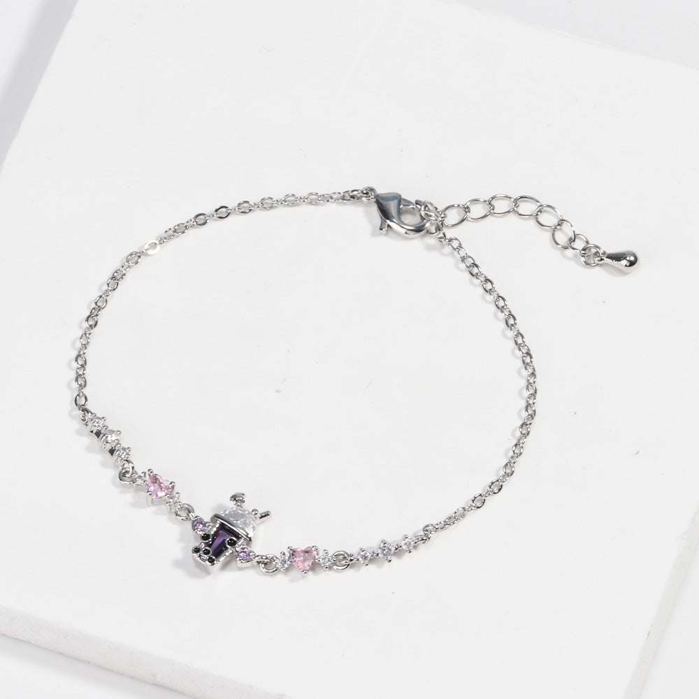 Bow & Heart Bracelet For Women