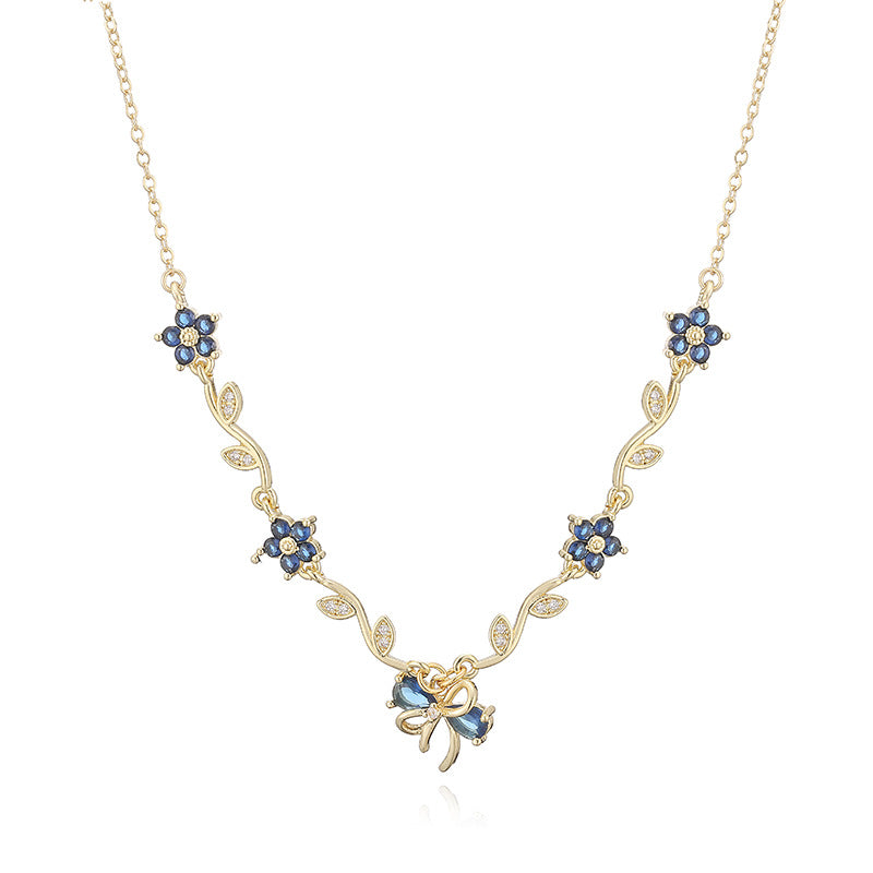 Rose Zircon Earrings/Jewelry Set