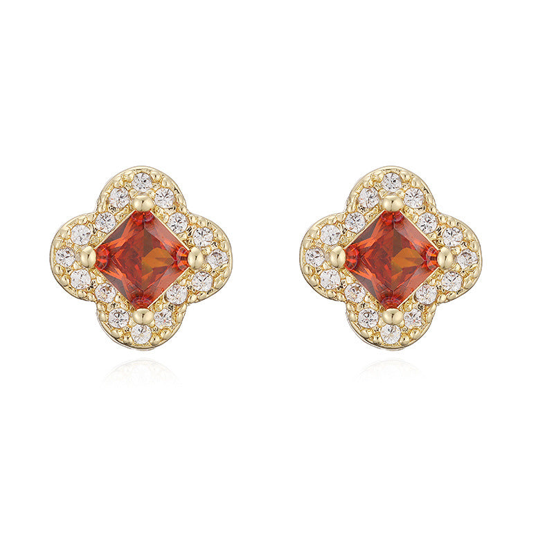 Four-leaf Clover Earrings