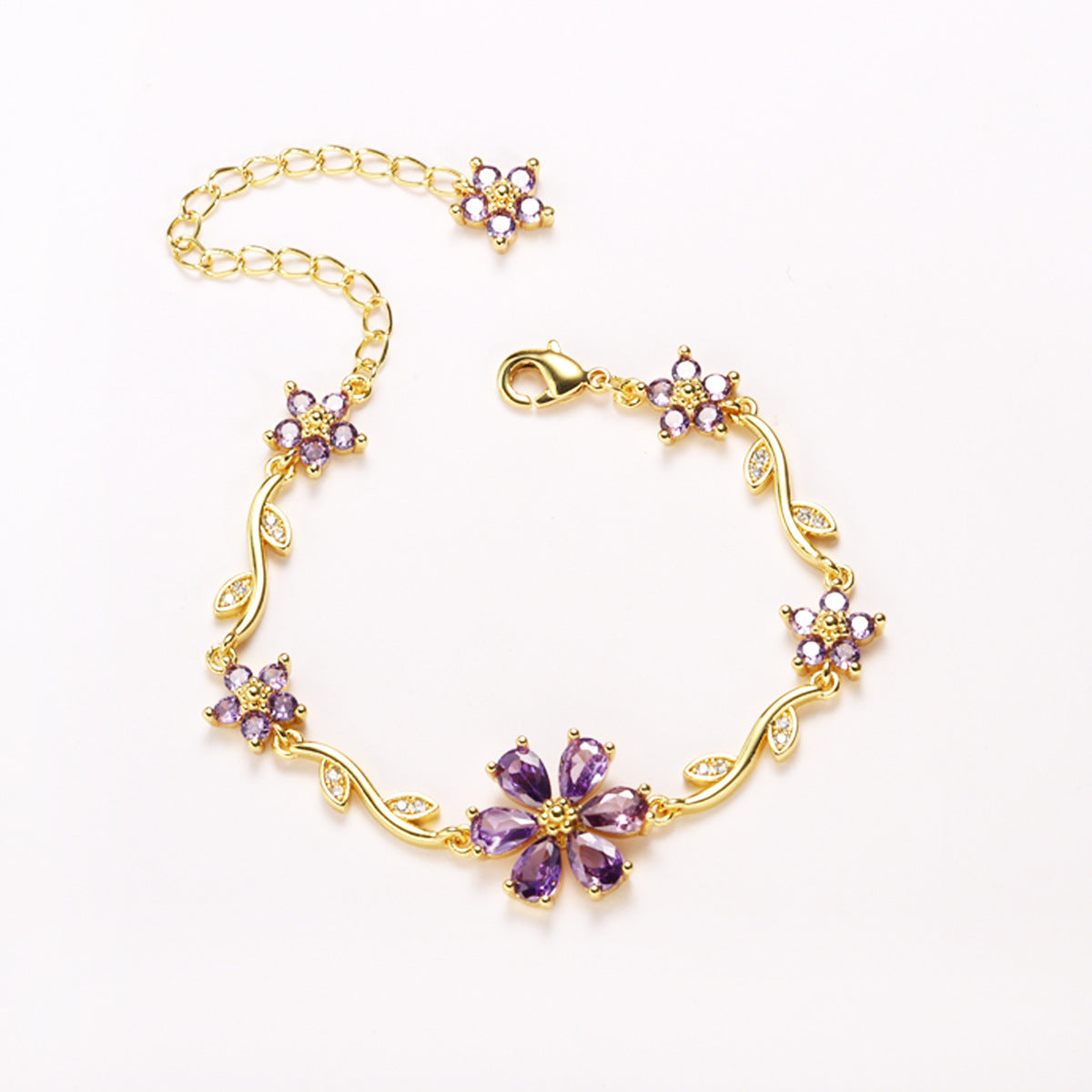 Adjustable  Flower Bracelet