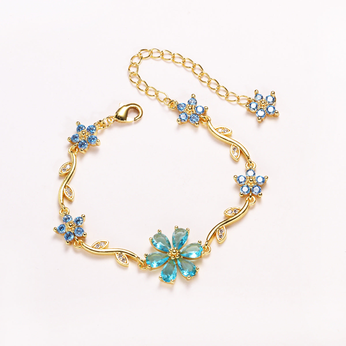 Adjustable  Flower Bracelet