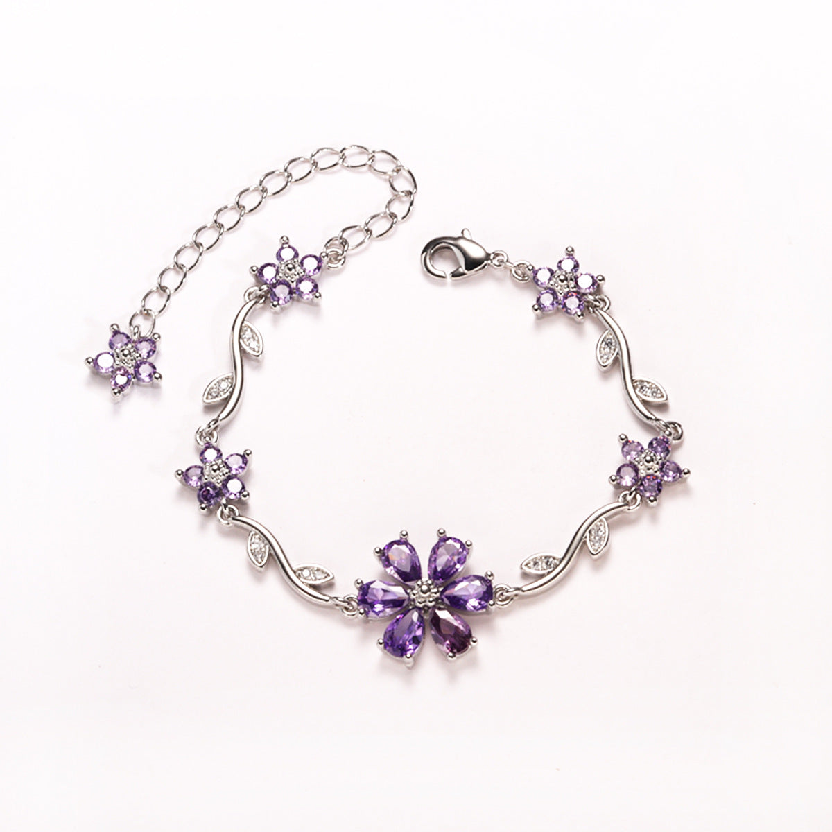 Adjustable  Flower Bracelet