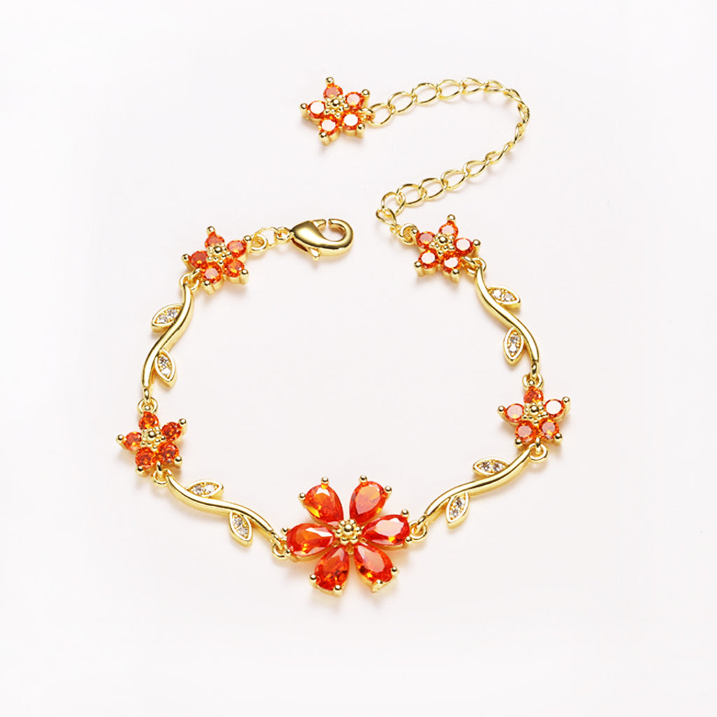 Verstellbares Blumenarmband