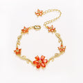 Verstellbares Blumenarmband