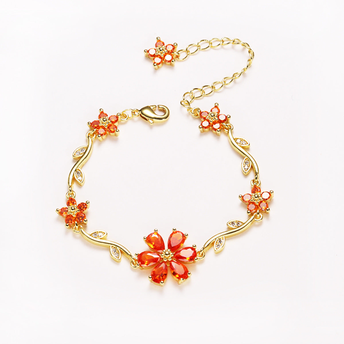 Adjustable  Flower Bracelet