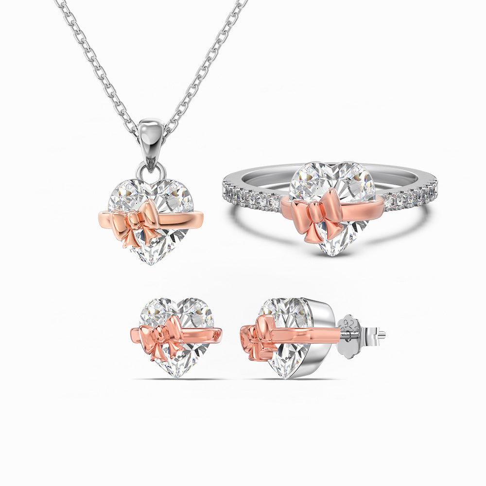 Love Bow Ring/Necklace/Earrings