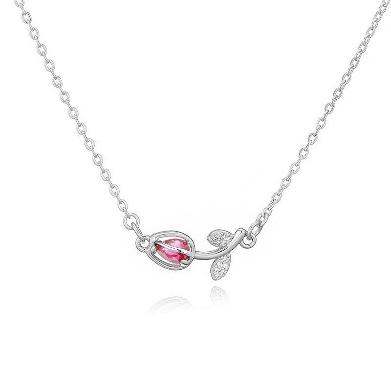 Tulip Necklace/Earrings/Ring/Jewelry Set