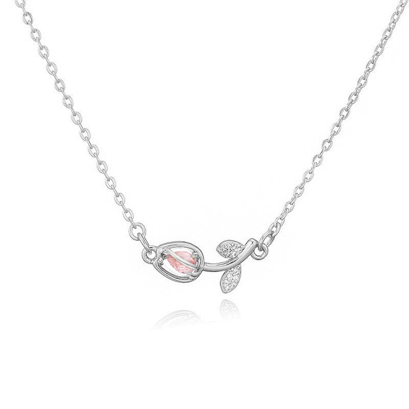 Tulip Necklace/Earrings/Ring/Jewelry Set