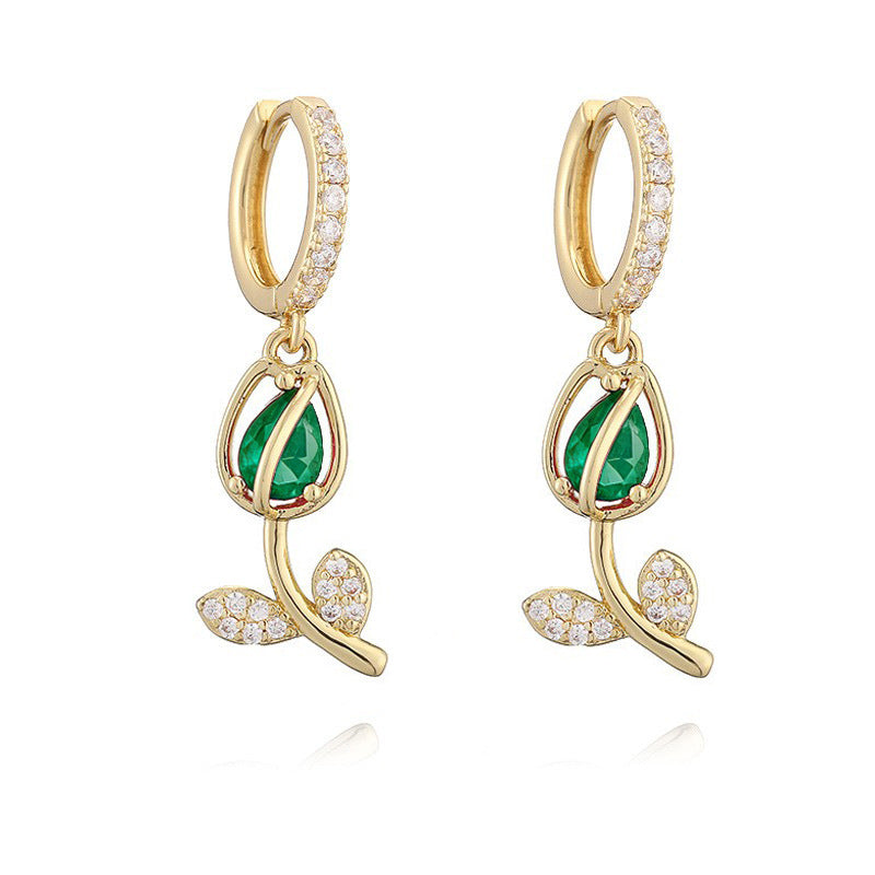 Tulip Necklace/Earrings/Ring/Jewelry Set