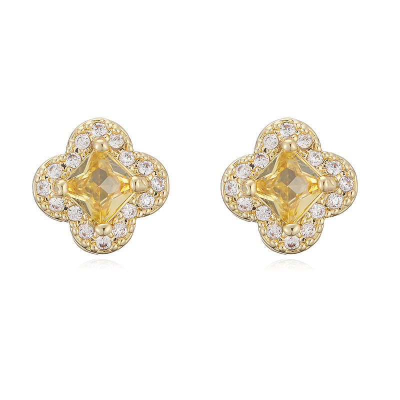 Four-leaf Clover Earrings