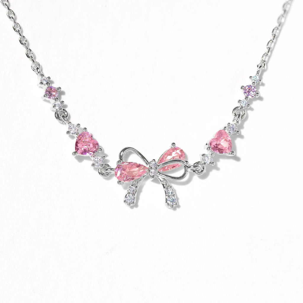 Bow & Heart Bracelet For Women