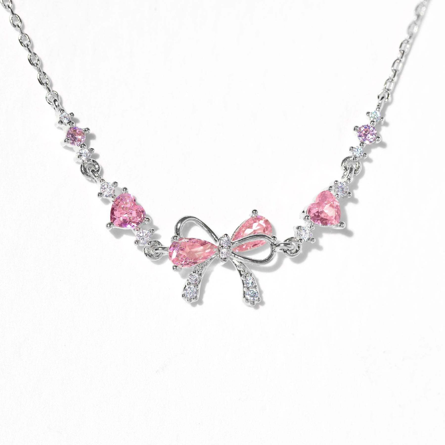 Bow & Heart Bracelet For Women