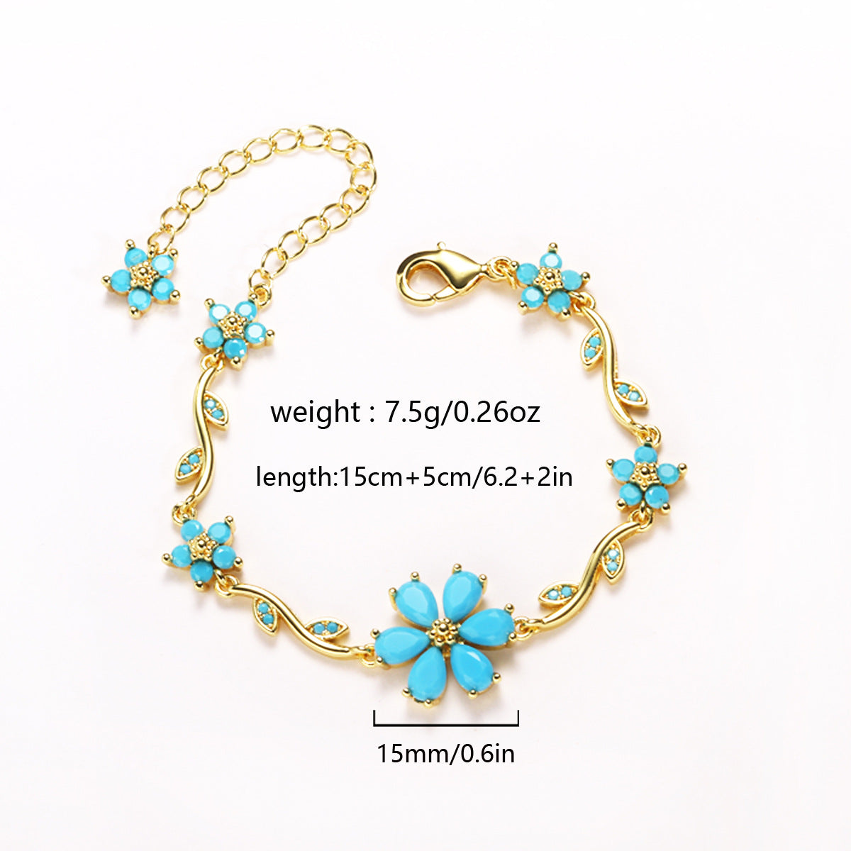 Adjustable  Flower Bracelet