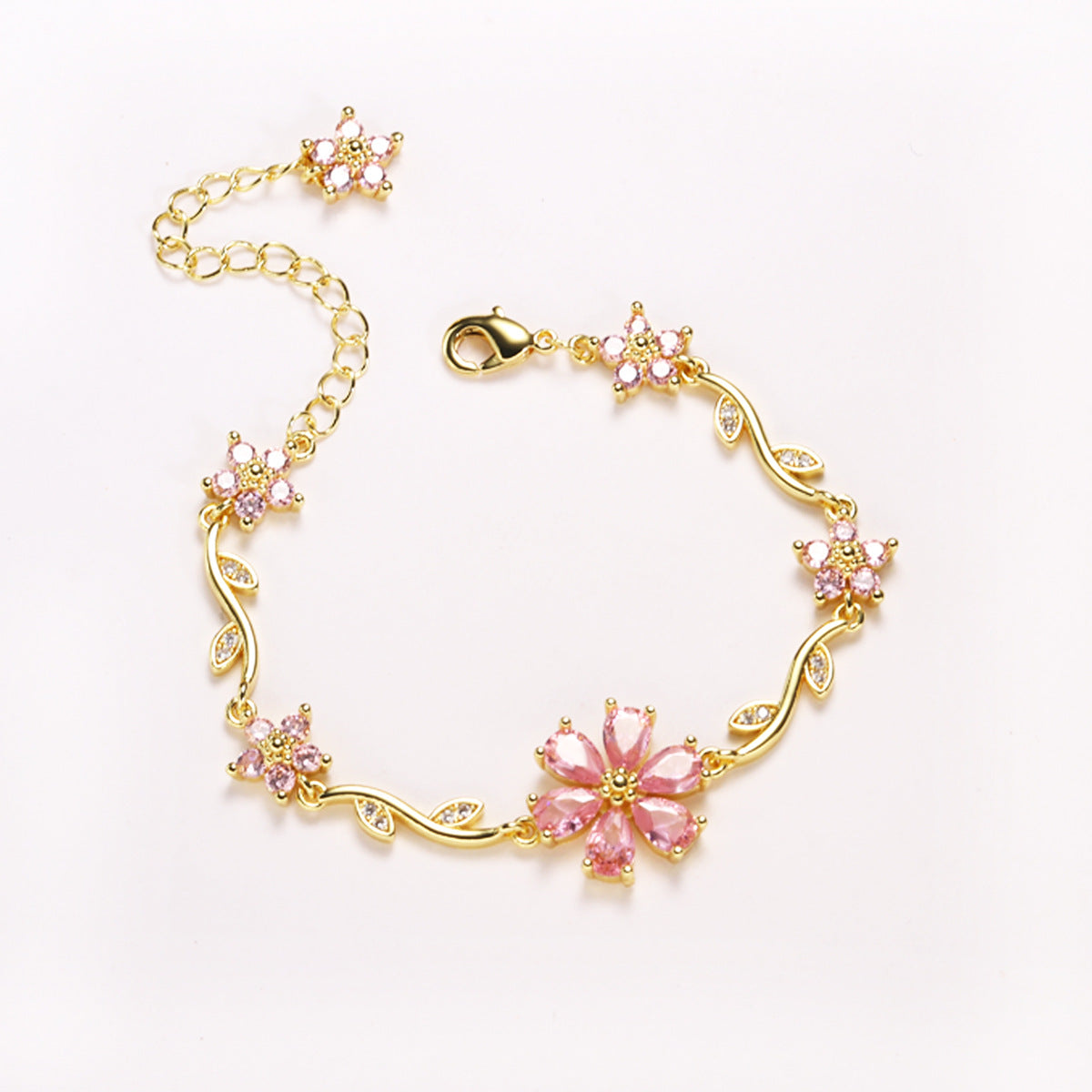 Adjustable  Flower Bracelet
