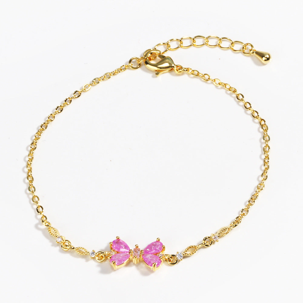 Bow & Heart Bracelet For Women