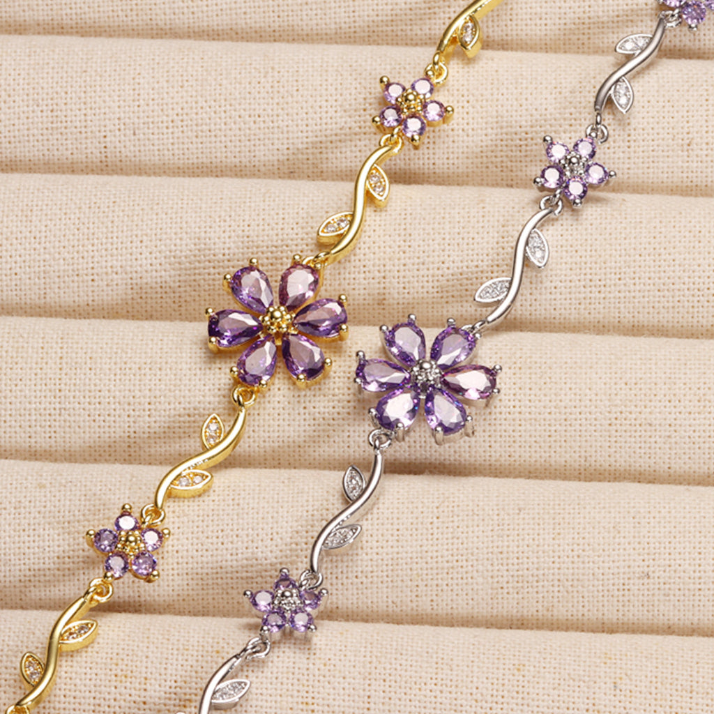 Verstellbares Blumenarmband