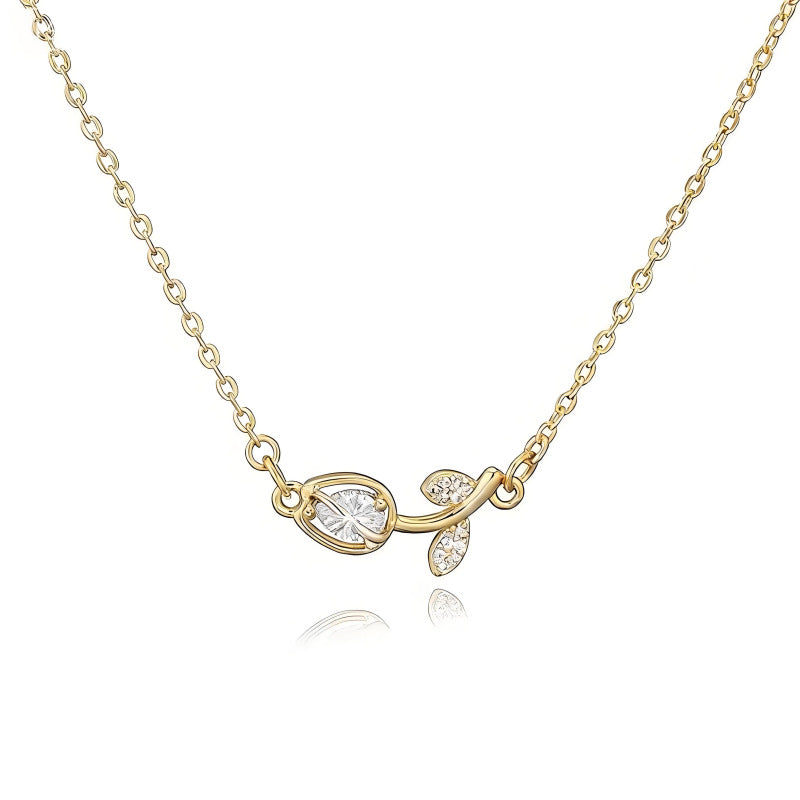 Tulip Necklace/Earrings/Ring/Jewelry Set