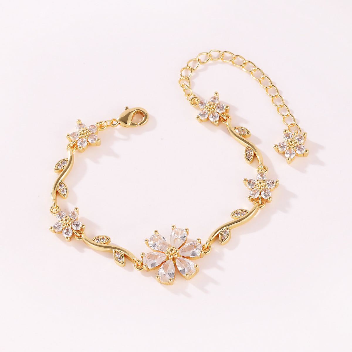 Adjustable  Flower Bracelet
