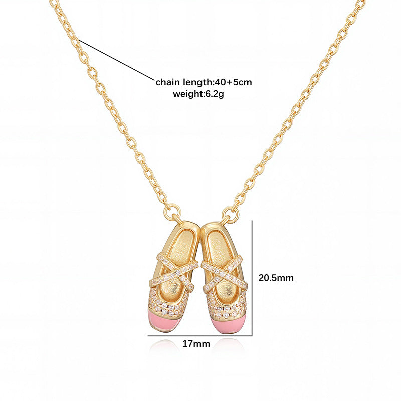 Shoes Necklace