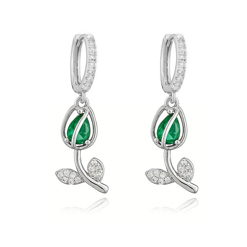 Tulip Necklace/Earrings/Ring/Jewelry Set