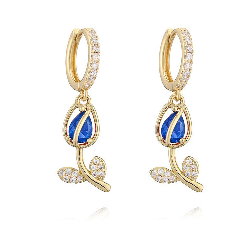 Tulip Necklace/Earrings/Ring/Jewelry Set