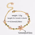 LUXURIÖSES ROSA BLUMENARMBAND FÜR DAMEN MODE SCHMUCK ACCESSOIRES