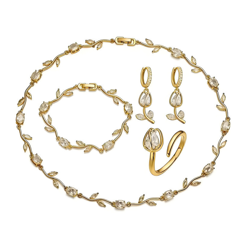 Tulip Bracelet/Ring/Earrings/Necklace/Set