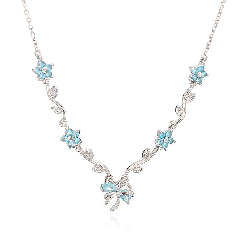 Rose Zircon Earrings/Jewelry Set