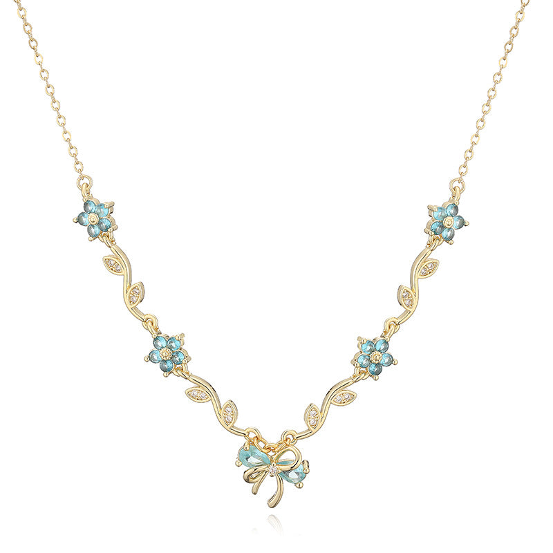 Rose Zircon Earrings/Jewelry Set